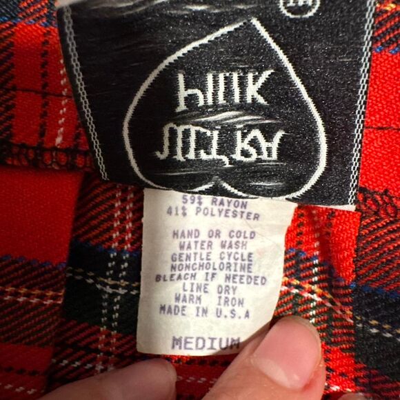 Authentic Y2K Red Pleated Plaid Mini Skirt • 90s/Y2K Vintage~ by Ultra Pink - Picture 3 of 7